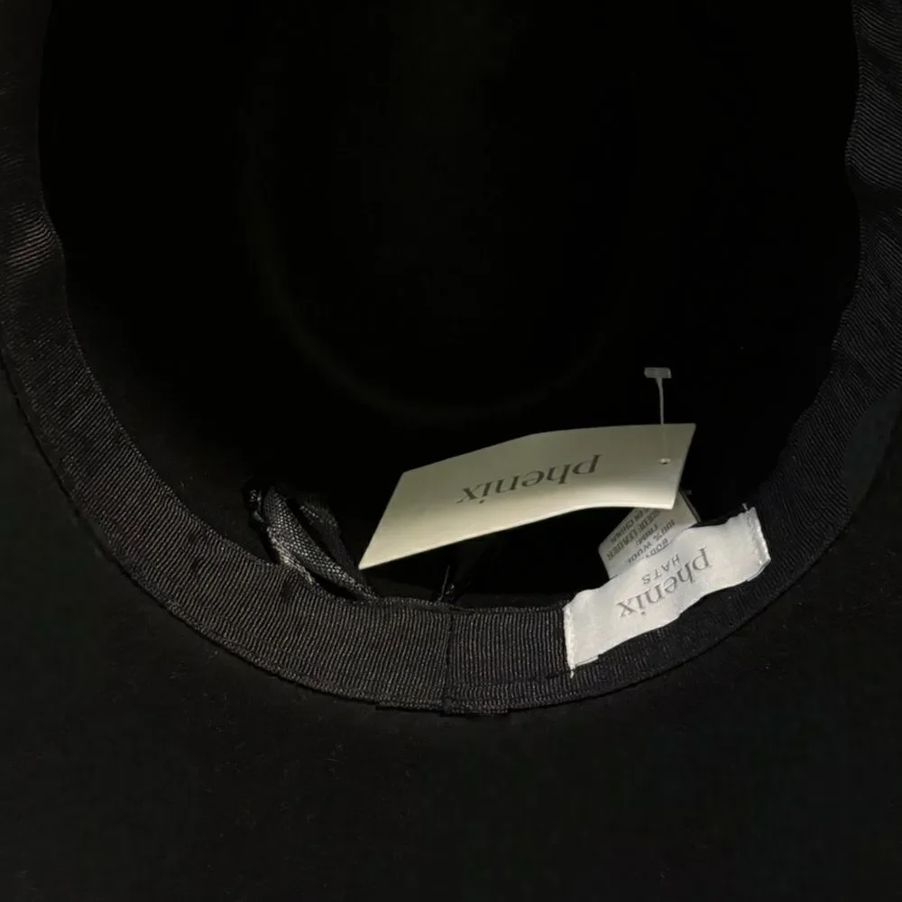 PHENIX Black Wool Hat |O/S|